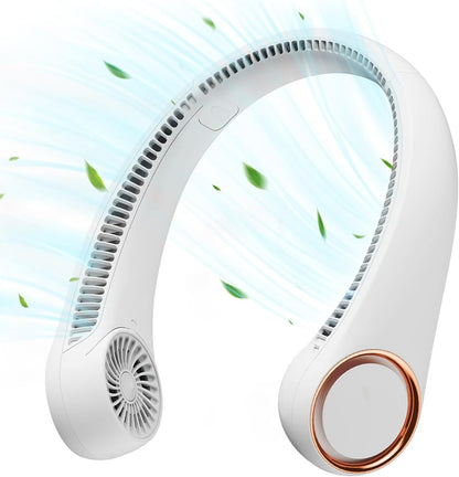 Ventilador de Cuello Recargable, Gaiatop M5, Comodo y Silencioso.