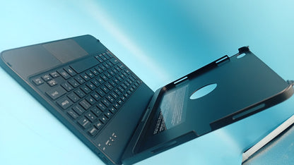 Funda para iPad de 11", giratoria 360°,  retroiluminado RGB.
