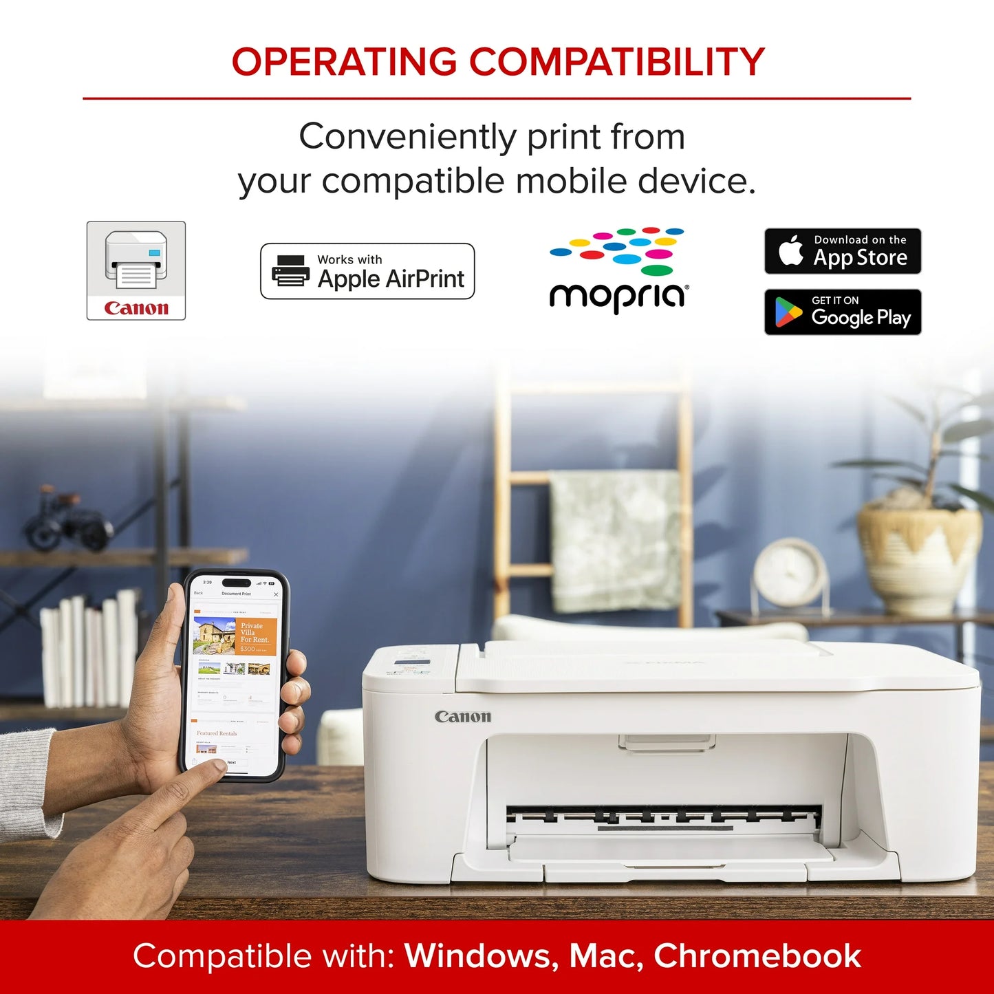 Canon PIXMA TS3722 Impresora de Inyección de Tinta Inalámbrica