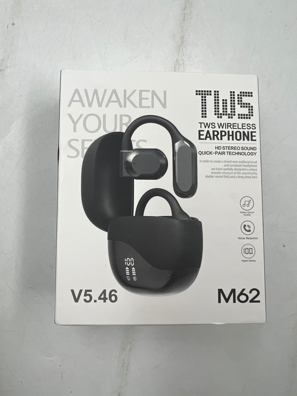 Auriculares inalámbricos abiertos Bluetooth TWS M62