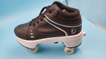 Patines Tipo Tenis Con Ruedas Ocultas Retráctiles EUR 38 25.3CM Negro