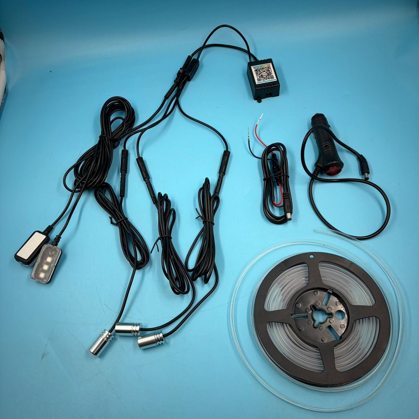 Luces ambientales para interior de coche RGB