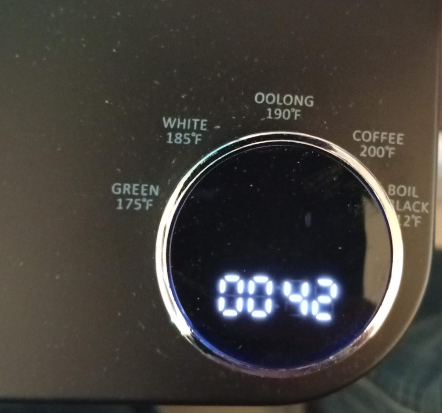 Hervidor de cuello de cisne, con control de temperatura, (USADO).