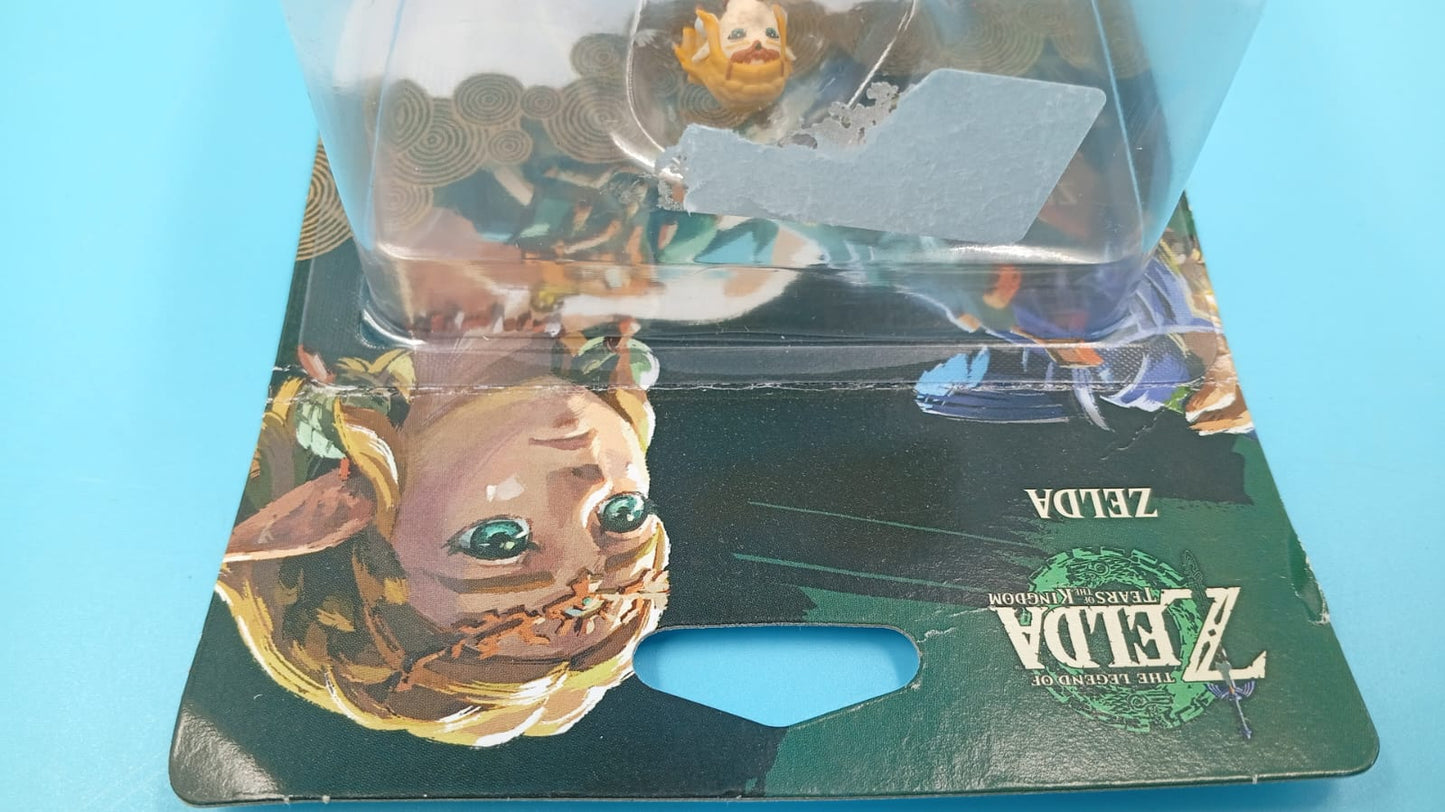 Figura de Zelda de la serie la leyenda de Zelda, (DETALLE EMPAQUE)