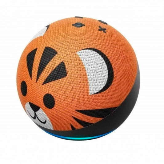 Amazon Echo Dot 4th Gen con Alexa para niños, TIGRE.