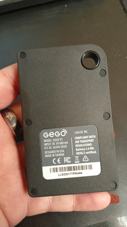 Dispositivo localizador GSM, Gego Global Tracker, app móvil (USADO)