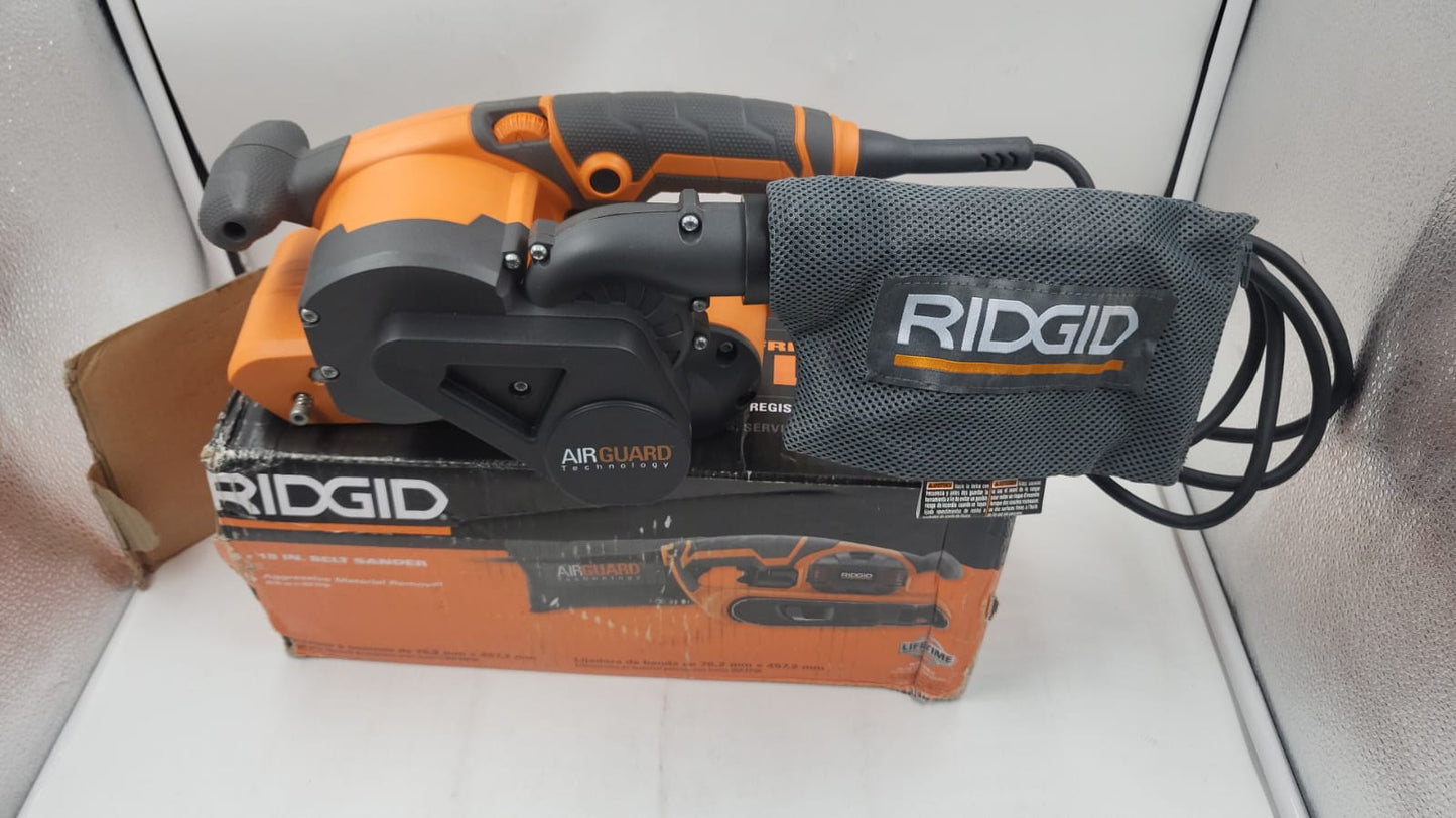 Lijadora De Banda Con Airguard Tecnol. Ridgid R27401
