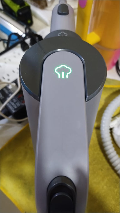 Limpiador de vapor Feppo, Mopa limpiadora desmontable, 10 accesorios.