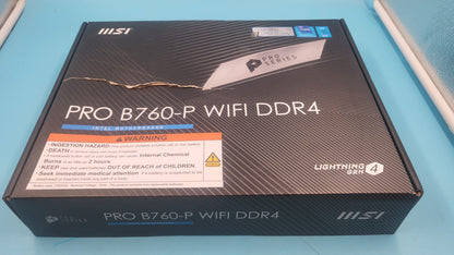MSI PRO B760-P WiFi DDR4 ATX 128GB M.2 USB-C