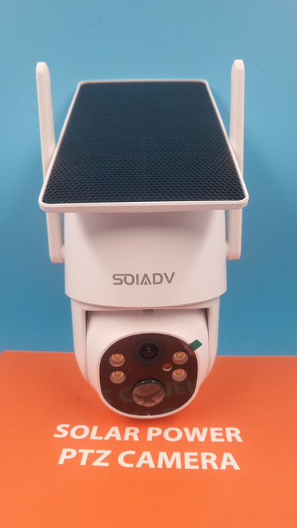 Cámara Seguridad Solar Inalámbrica 2K Exterior Wifi