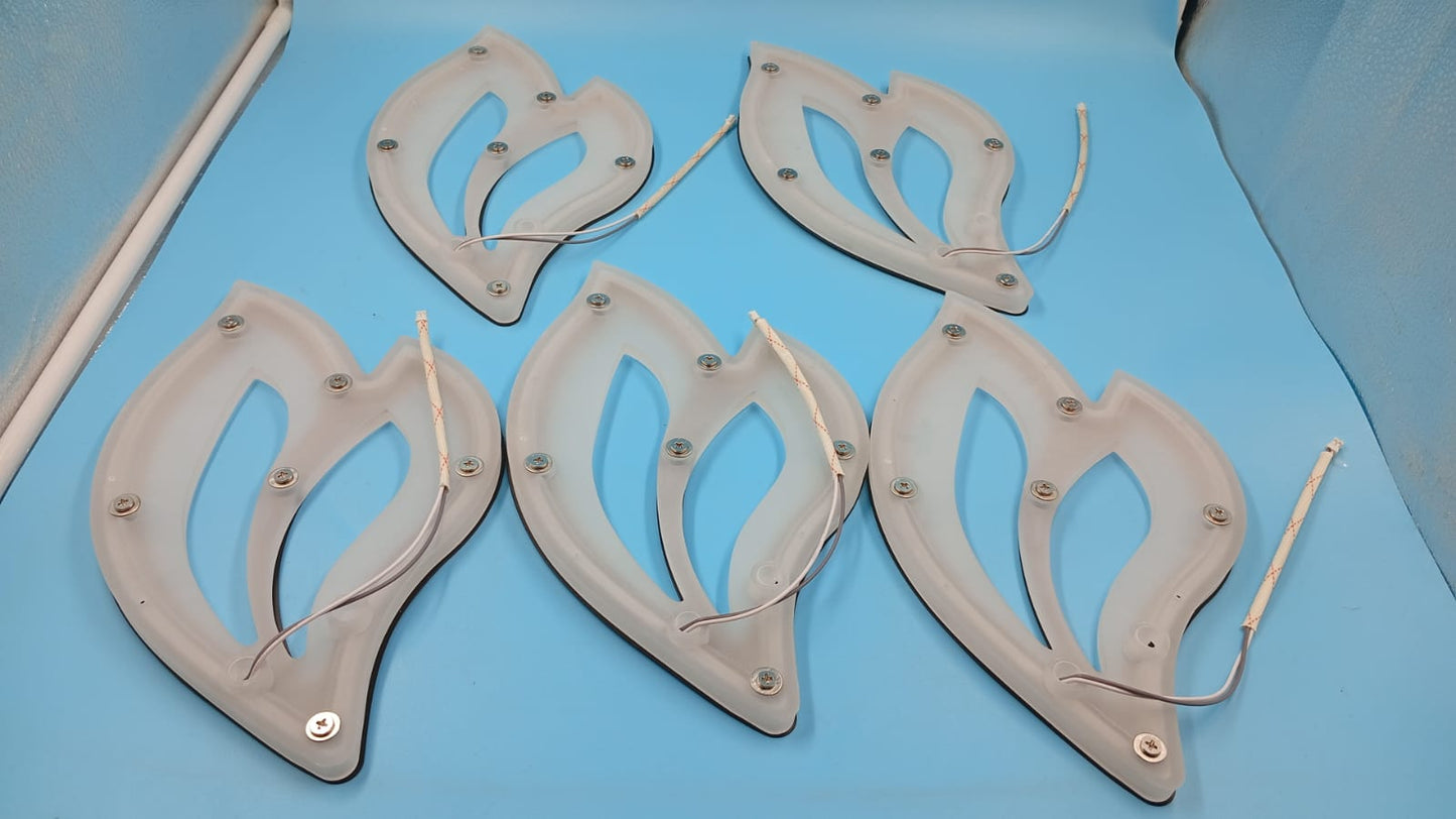 Lámpara de techo LED Garwarm, 60 W, regulable, color negro.