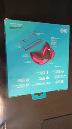 Auriculares inalámbricos + cable, canc. de ruido, volumen seguro.