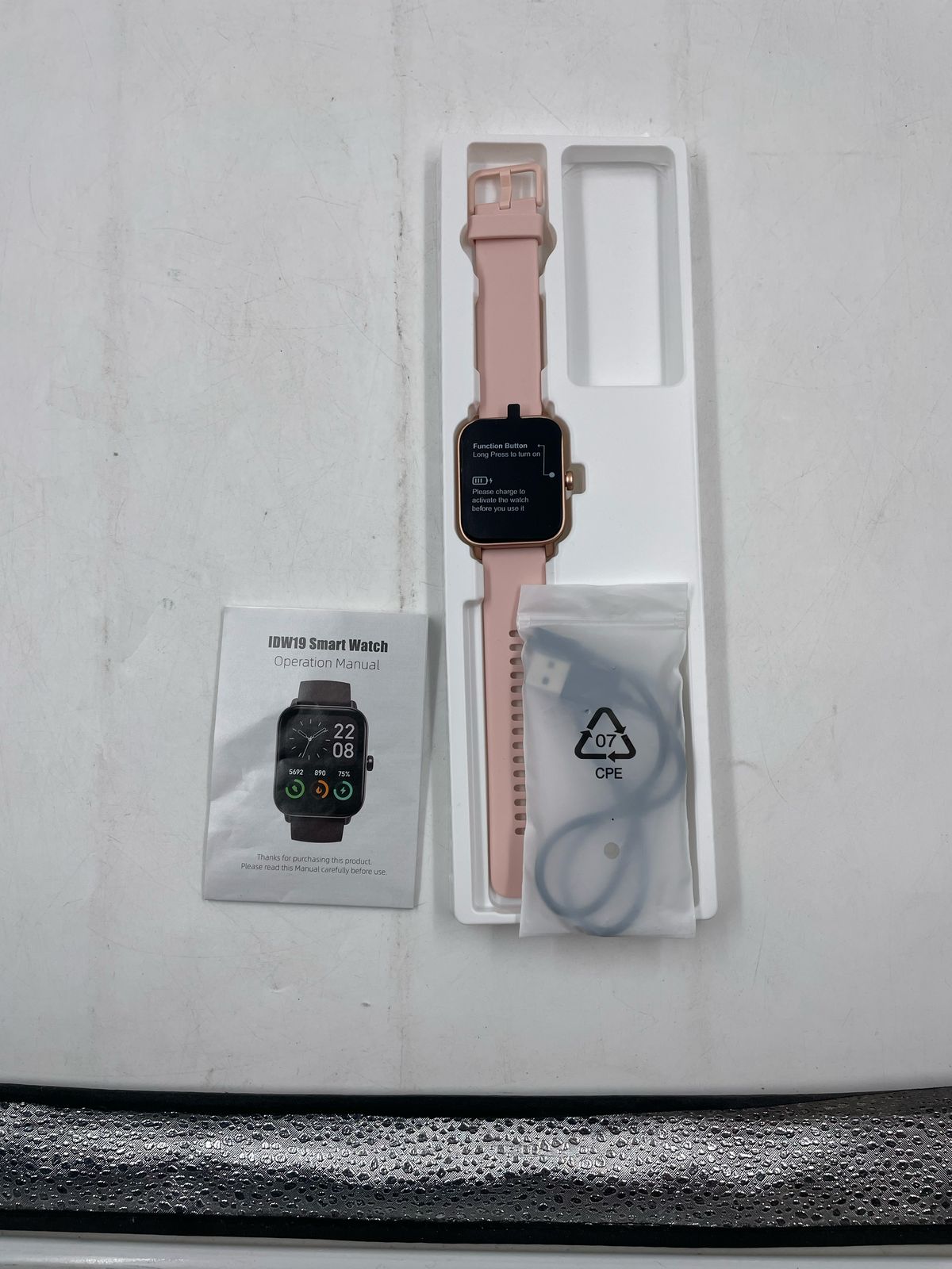 IDW19 Reloj inteligente Rosa.