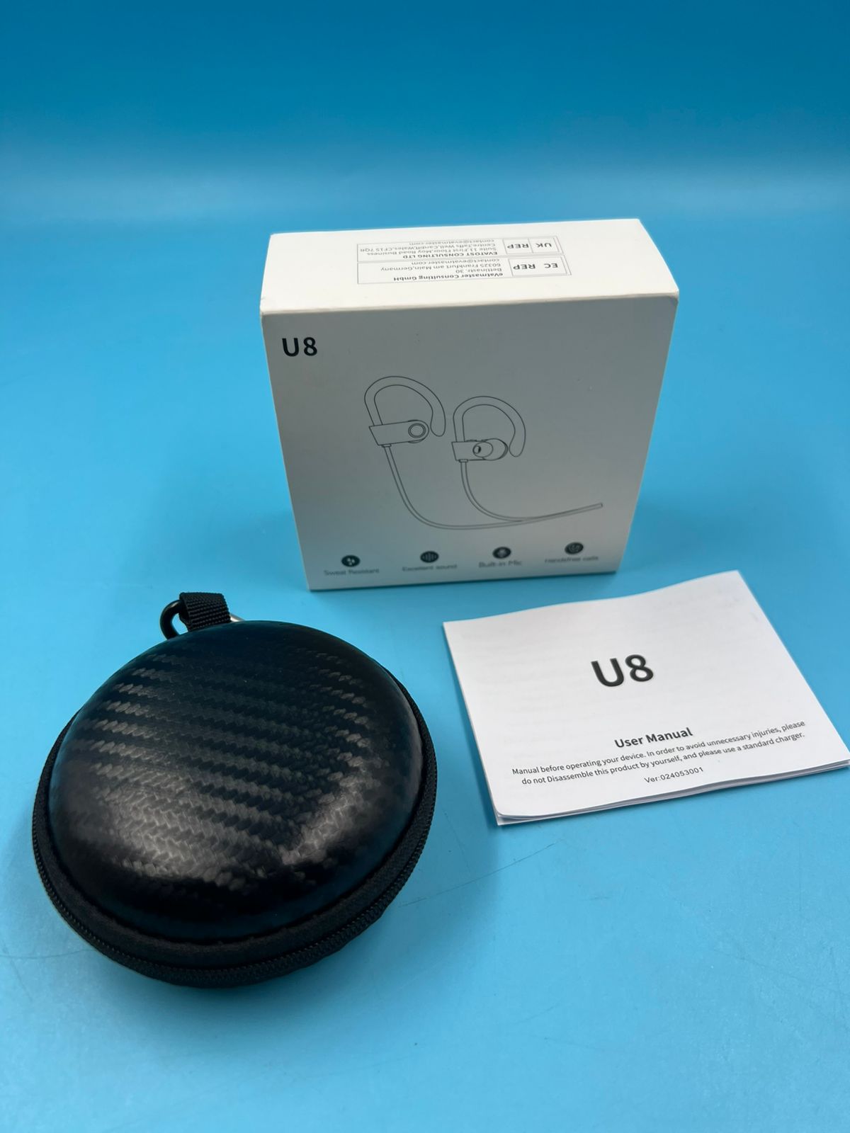 Auriculares Bluetooth Boean U8 IPX7 HiFi Bass