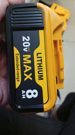 Baterías de repuesto Yayetur, compatible con Dewalt, 20V Max 8000 mAh
