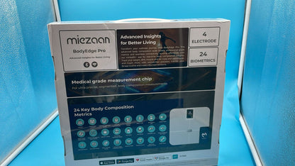 Báscula Inteligente De 4 Electrodos Para Peso Corporal MIEZAAN