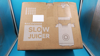 ACOQOOS Extractor Prensado Frio 1.8L Boca Ancha USADO