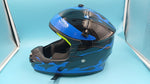 Casco de motocross para niños, con gafas y guantes, (USADO).