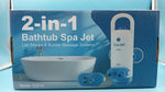 Jet - Spa de burbujas y masaje 2 en 1, para bañera Dowento SJ01A