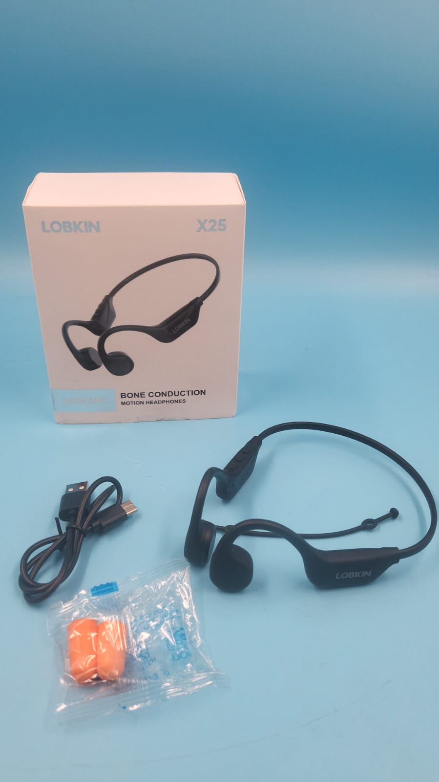 Auriculares Inalambricos con MicrófonoConducción Osea LOBKIN  X25