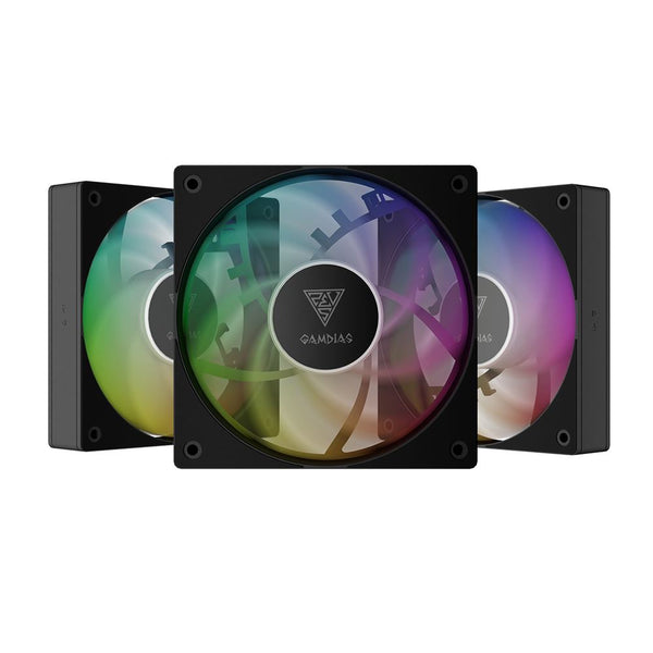 Ventiladores Gamdias Notus M1 120mm ARGB 3 Pack (USADO)