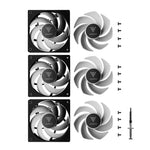 Ventiladores Gamdias Notus M1 120mm ARGB 3 Pack (USADO)
