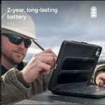 Funda con Teclado, Super Resistente para iPad, 9-8-7th Gen.