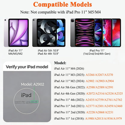 Funda Con Teclado ESR Para iPad Air 11 M3 Magnética Caja Abierta
