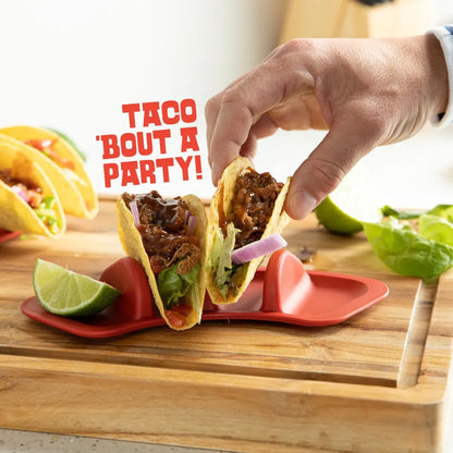 Barra Para Tacos Giratoria SugarWhisk Lazy Susan Taco Bar Con 4 Soportes