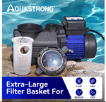 Bomba para piscina Aquastrong PSP050T-PU, 1/2 HP dentro/sobre suelo.