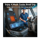 Masajeador de espalda, calor y frío, 6 motores vibratorios y 2 ventiladores.