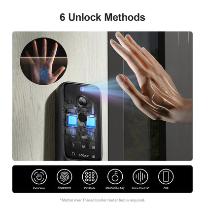 Cerradura Inteligente Veno Plus con Reconocimiento Palmar (CAJA ABIERTA)