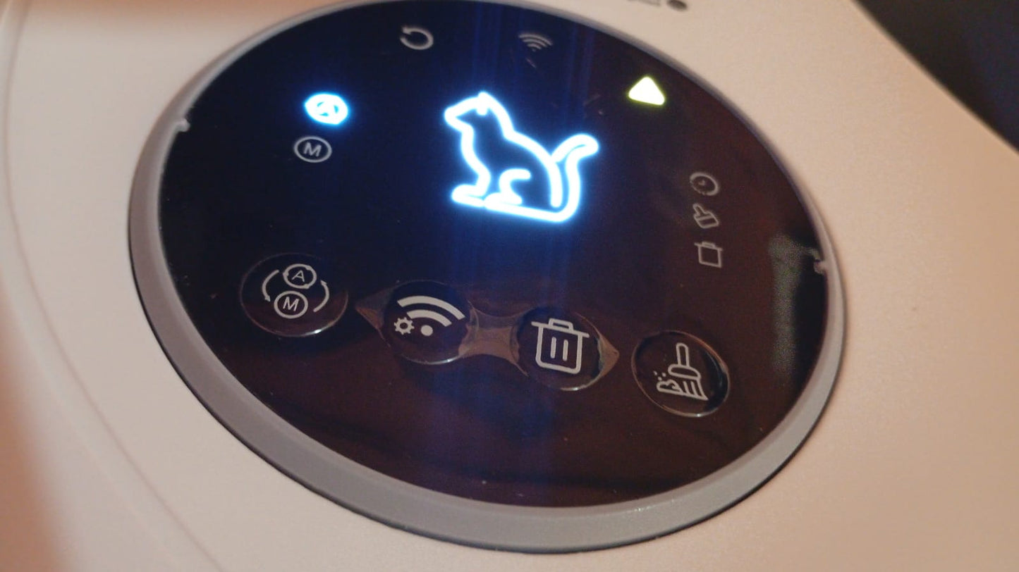 Caja de arena autolimpiante, sin olor, controlada por aplicación, WI-FI.