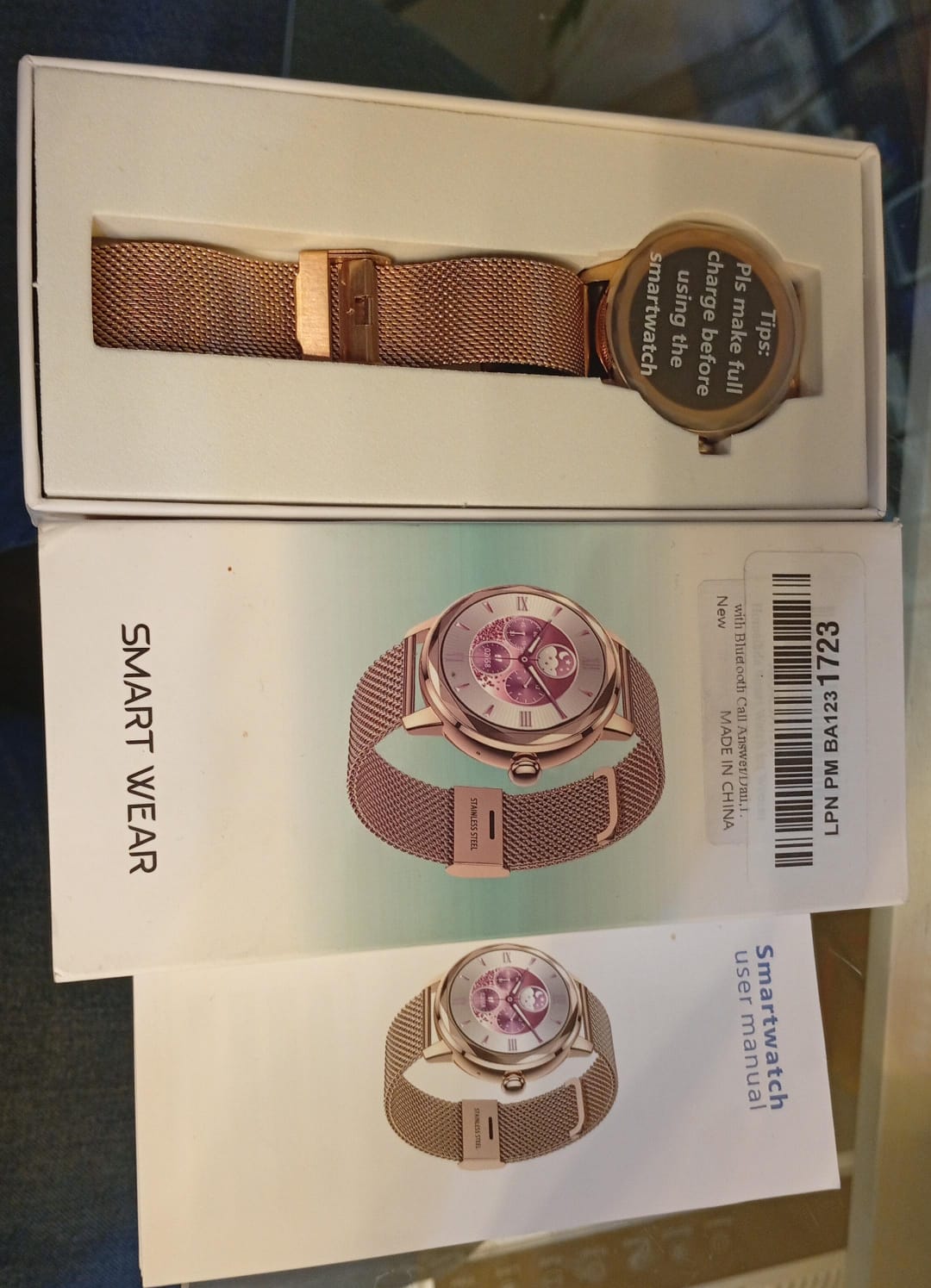 Reloj inteligente para mujer, con monitor de sueño, P/fitness.