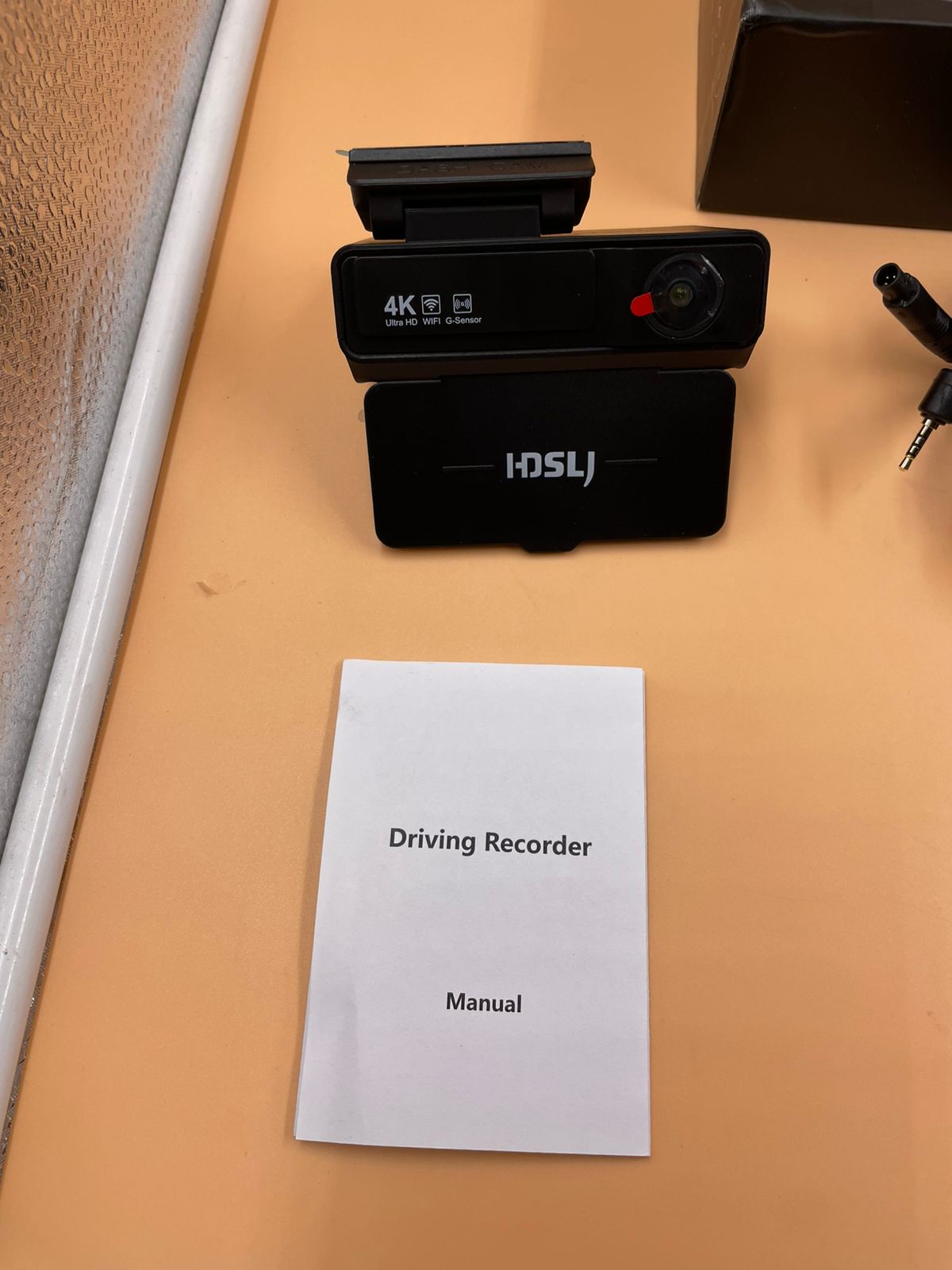 Cámara de tablero trasera delantera Hdslj 4k para automóviles.