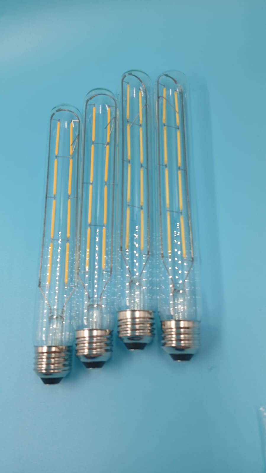 Bombilla tubular LED, Edison, regulable, 8 W, T10/T30, 4pcs.