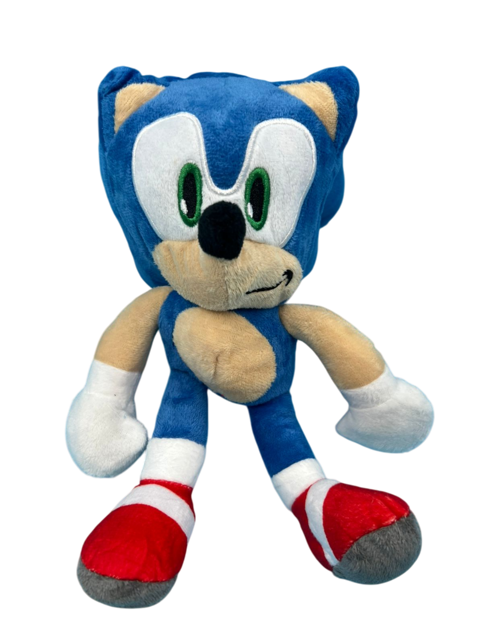Peluche de Sonic 26cmx11cm clasico azul juguete