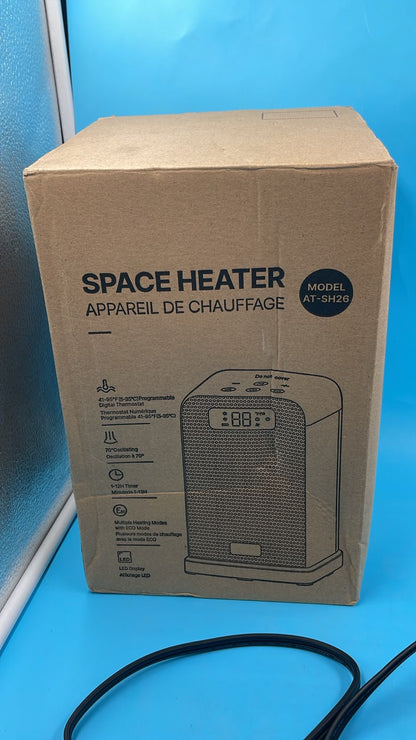 Calentador Eléctrico de 1500 W De Espacio Para Uso En Interiores
