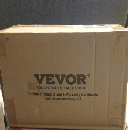 Carrete de cable de extensión retráctil Vevor, 30 ft toma triple iluminada