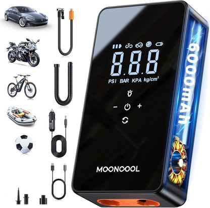 Inflador Portátil 150 PSI Compresor Aire Auto Powerbank LED (USADO)