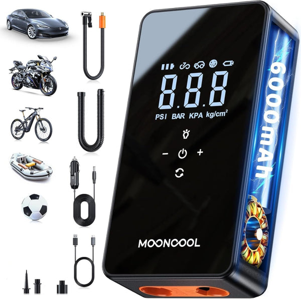 Inflador Portátil 150 PSI Compresor Aire Auto Powerbank LED (USADO)