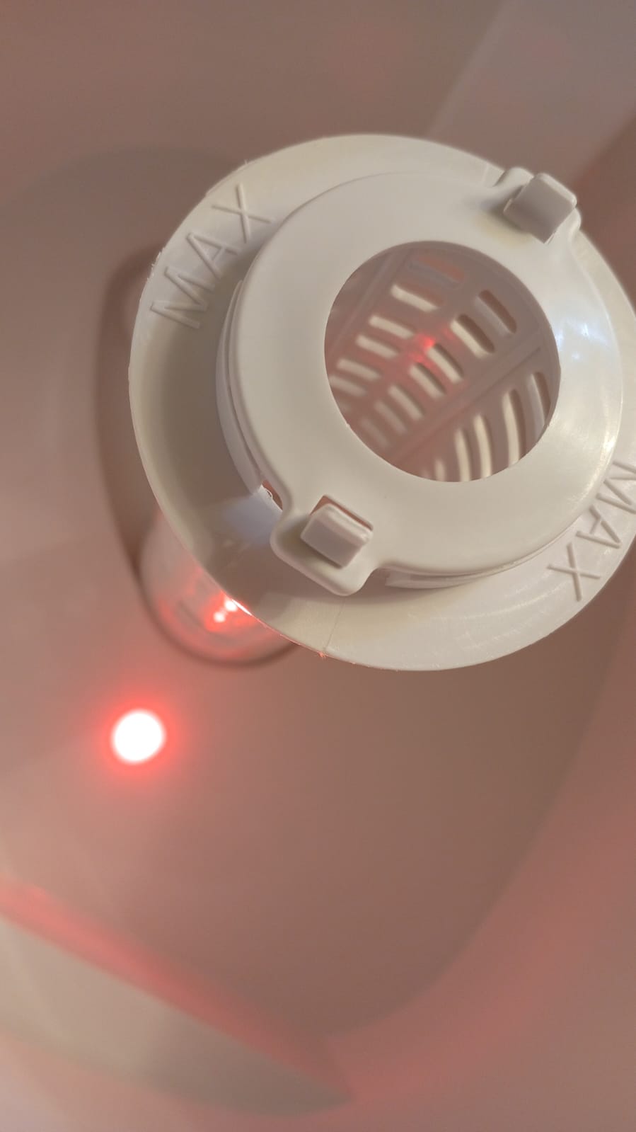 Humidificador ultrasónico de niebla fría, apagado automático, con luz.