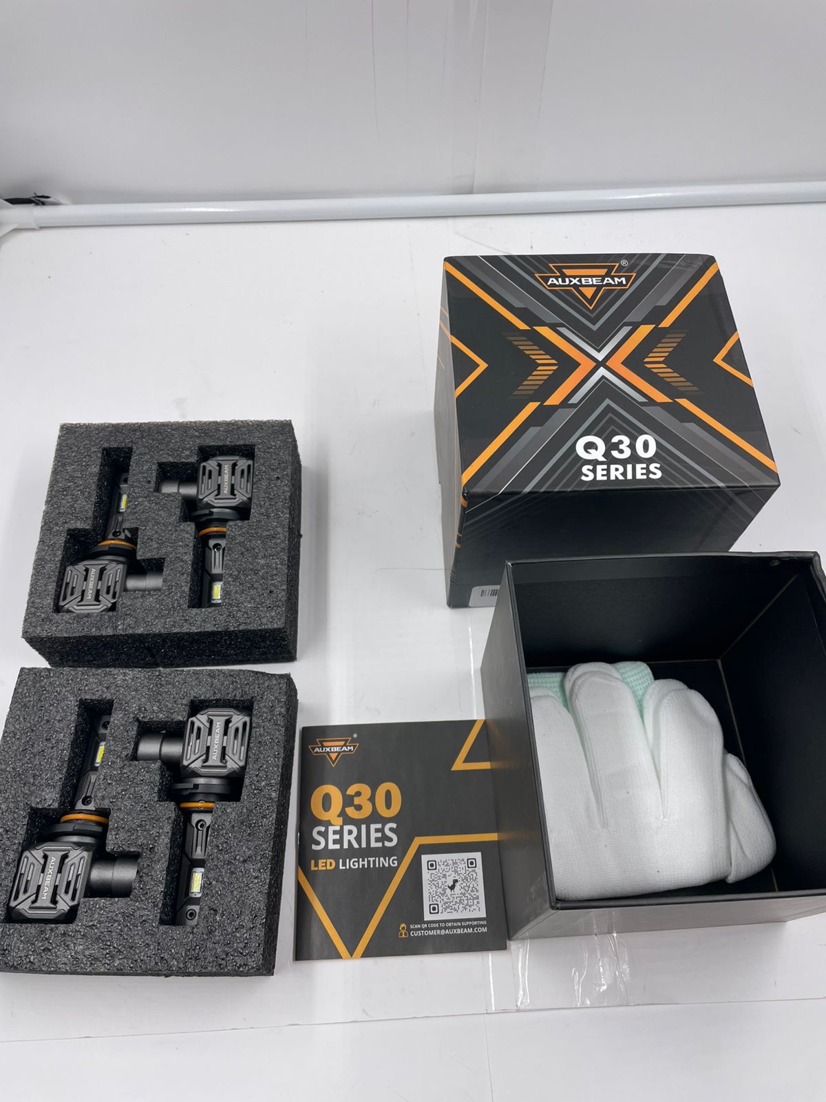 Auxbeam 9005 HB3 - Luz antiniebla 6500 K, 120 W.