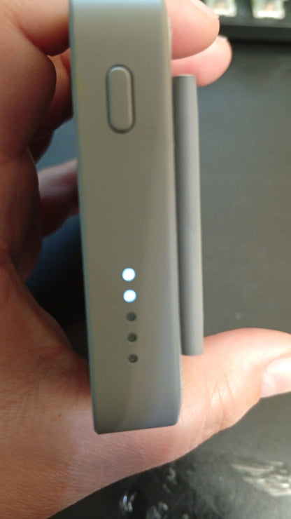 Batería inalámbrica magsafe, Q.Mag Power 9, con soporte. (GRIS)