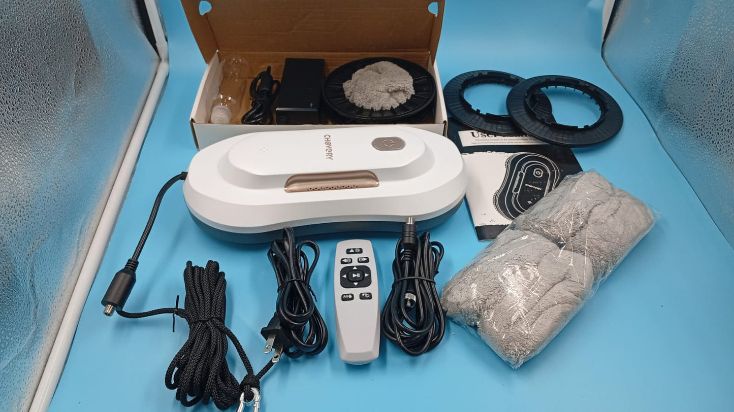 Robot limpiador de ventanas con doble pulverización de agua.(USADO)