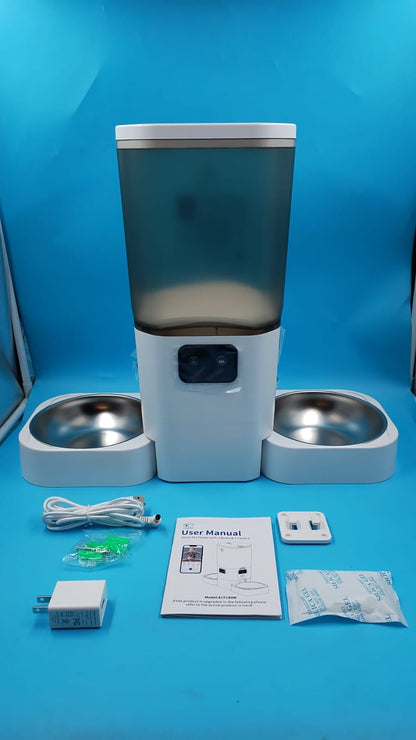 Dispensador Comida Frienhund 7L Doble Aut Con camara