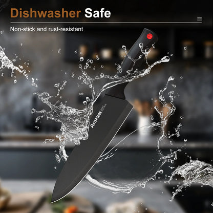 Juego de Cuchillos de Cocina de 14 Pzas con Afilador Incorporado. ASTERCOOK