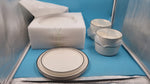Vajilla Porcelana 12 Piezas Set 4 Blanco Borde Negro MALACASA