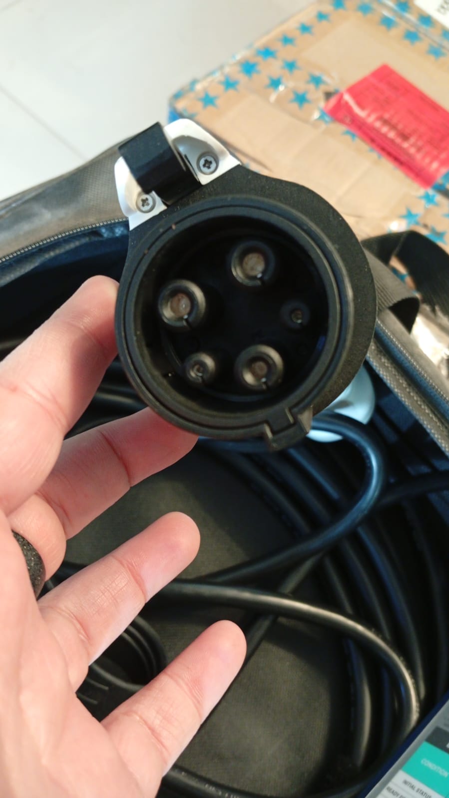 Max Green, Cargador Ev Nivel 2, Cinco Cables Adaptadores