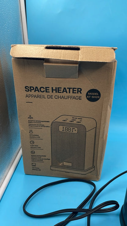 Calentador Eléctrico de 1500 W De Espacio Para Uso En Interiores